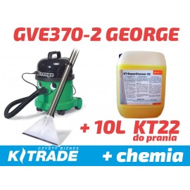 Numatic George GVE 370-2 ZESTAW z koncentratem do prania KT22 10L